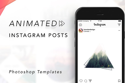 Animated Instagram Posts Bundle, a Social Media Template by BranderDesigns