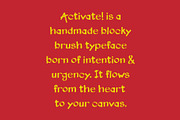 Activate! - blocky handwritten font, a Handwritten Font by Font Infusions (Thumbnail 7 of 13)