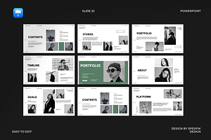 Brand Portfolio Keynote Template, a Presentation Template by Spesifikstd
