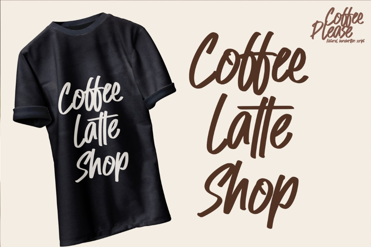 Coffee Please - Natural Handwritten, a Script Font by Gassstype (Photo 4 of 8)