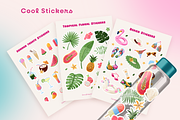 Summer vector clipart, beach sticker, a Seasonal Illustration by harmonia_green_art (Thumbnail 7 of 14)