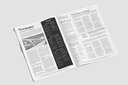 Newspaper Mockup, a Books & Magazine Mockup by WebAndCat (Thumbnail 9 of 13)