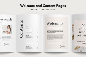 Coaching Workbook Templates Canva