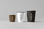 Paper Cups Mock-up, a Cups & Container Mockup by Yogurt86 (Thumbnail 4 of 9)