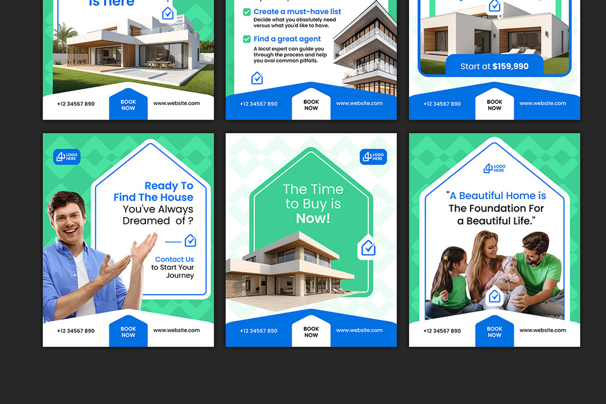 Clean Real Estate Social Media, a Social Media Template by Jiwstudio (Photo 5 of 5)