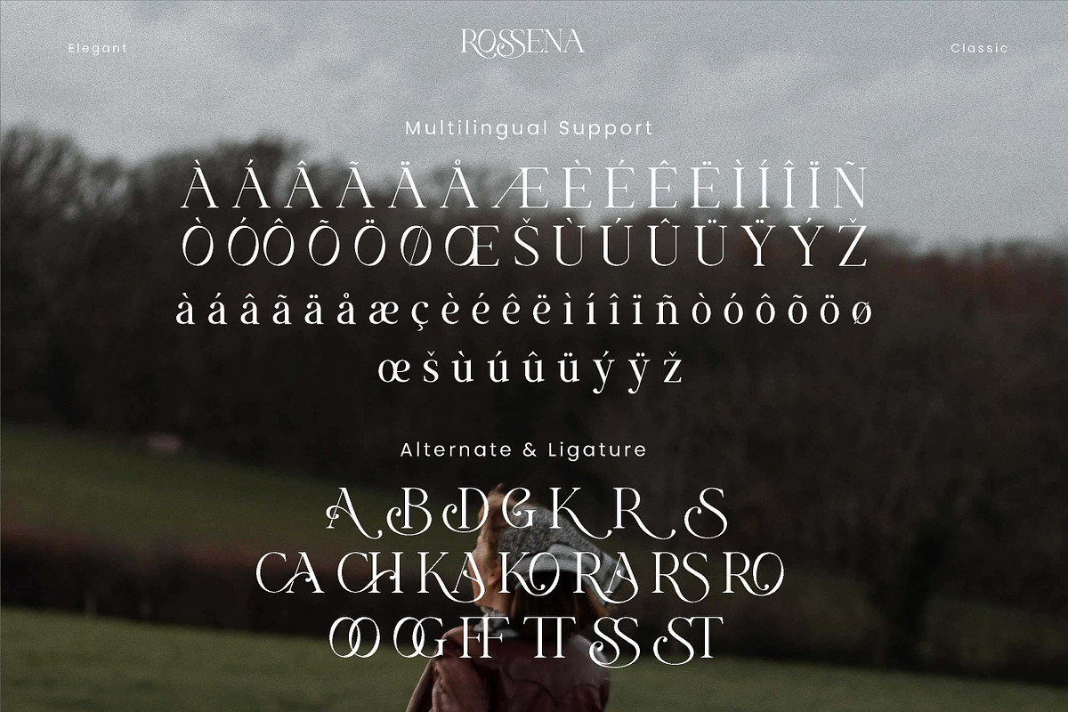 Rossena Retro Serif Font