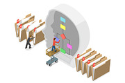 Artificial Intelligence Set 01, a Technology Illustration by AndriiStore (Thumbnail 3 of 11)