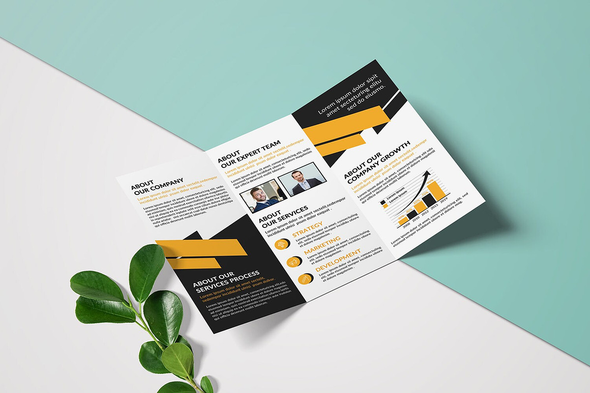 Business Trifold Brochure Template, a Brochure Template by Template Shop (Photo 4 of 4)