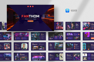 Gaming eSports Keynote Template, a Presentation Template by fluffstudio