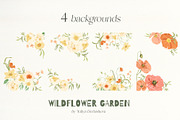 Wildflower garden retro flowers, a Decorative Illustration by Yuliya Derbisheva (Thumbnail 7 of 12)