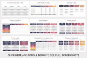 Creative Tables Google slides, a Presentation Template by OceanArt (Thumbnail 10 of 28)