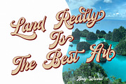 Nearland, a Script Font by uncurve (Thumbnail 6 of 9)