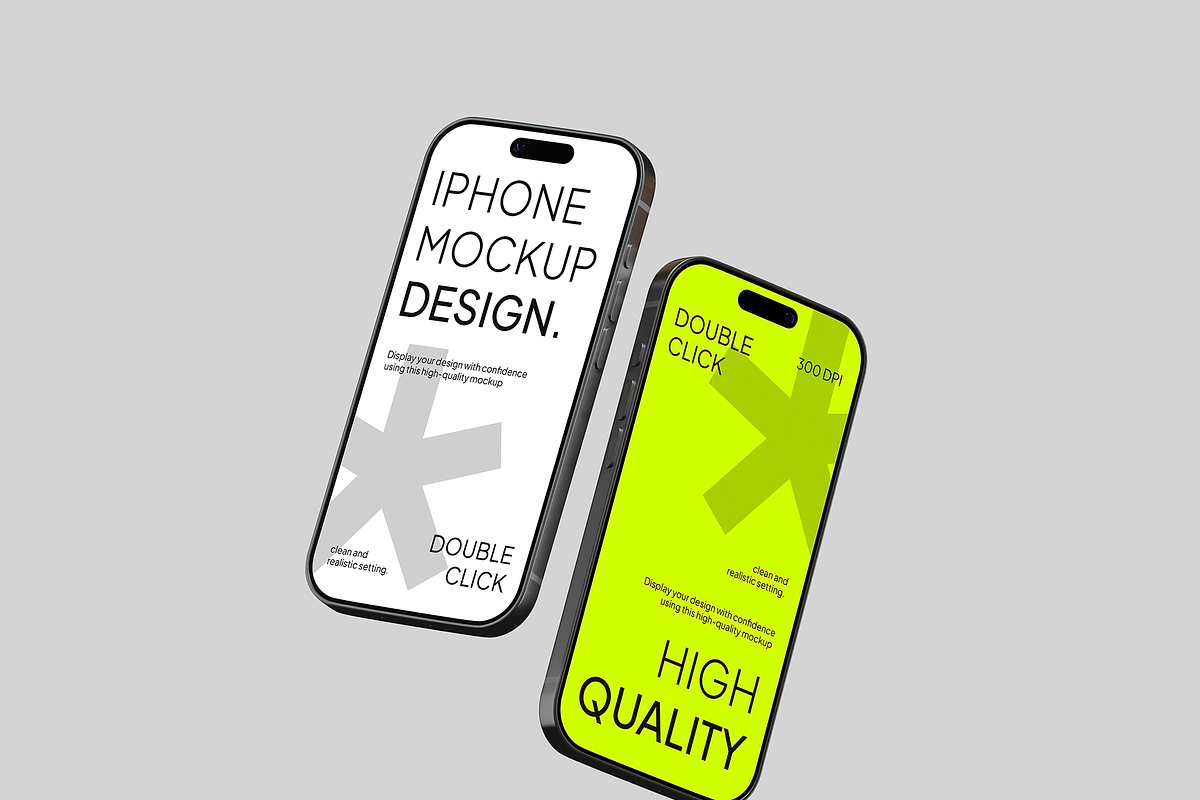 iPhone Mockup, an iPhone Mockup by Bartama Graphic (Photo 2 of 3)
