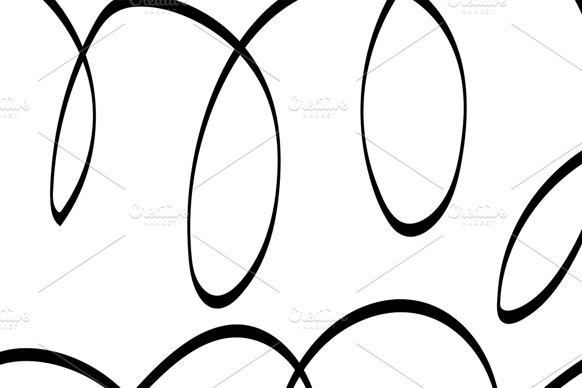 Black & White Scribbles, a Pattern Graphic by DaniKwok (Photo 2 of 7)