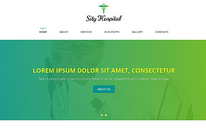 Sity Hospital One Page Theme