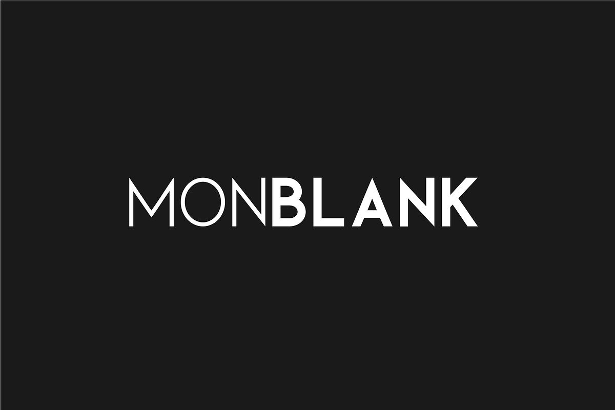 Monblank. Sans serif family, a Sans Serif Font by Luxfont (Photo 9 of 9)