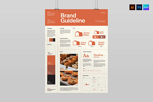 Brand Guideline Poster Template, a Poster Template by BrandPacks