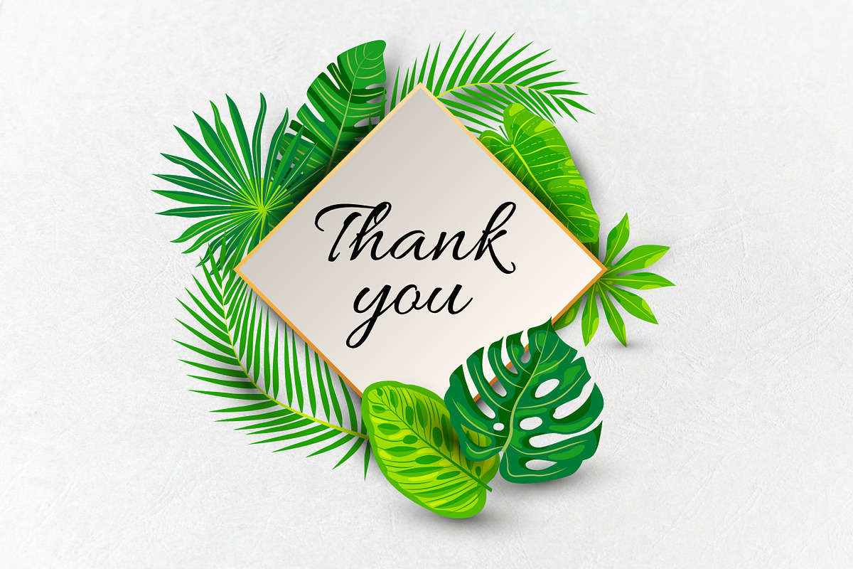 Vector tropical leaves, an Object Graphic by VaraNa Art (Photo 13 of 13)