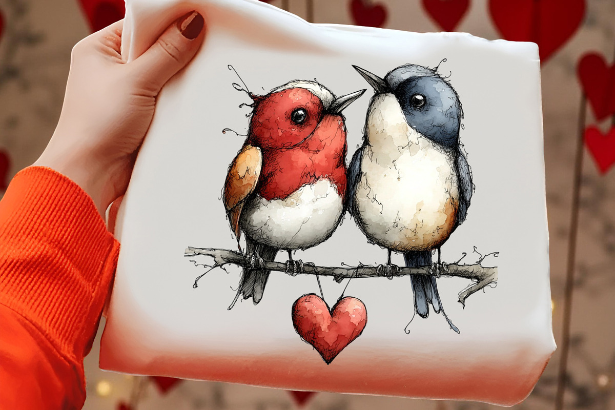 Whimsical Valentine Clipart, an Illustration by OK Design (Photo 4 of 6)