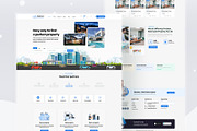 Mega UI Website Template Bundle, a Landing Page Template by DesignsLab (Thumbnail 12 of 22)