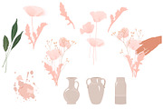 Blush Pink Flowers Poppies One Touch, an Illustration by MariiaVasilenko (Thumbnail 8 of 10)