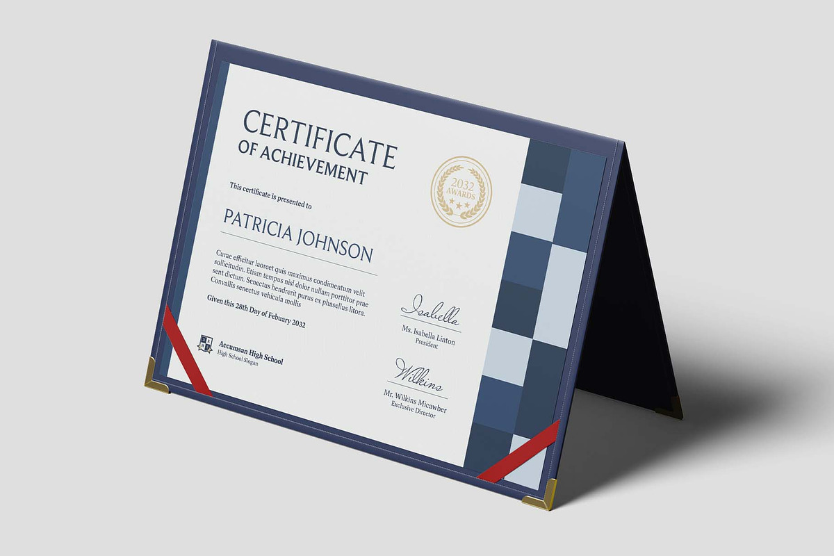 Certificate & Award Template, a Stationery Template by BrandPacks (Photo 3 of 4)