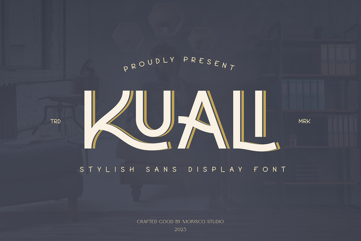 Kuali - Stylish Sans Display Font, a Sans Serif Font by Morisco (Photo 1 of 7)