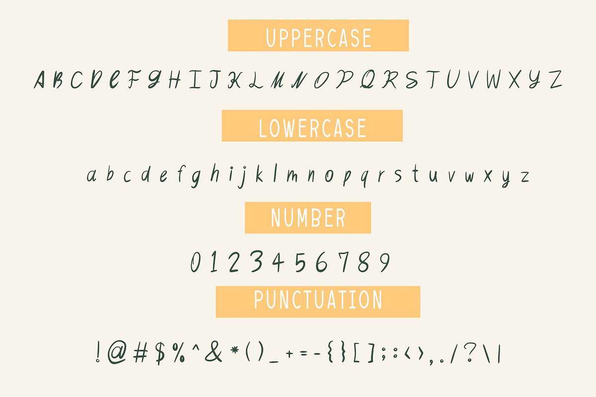 Magdalena - Handwritten Font, a Handwritten Font by Brown Cupple (Photo 4 of 5)