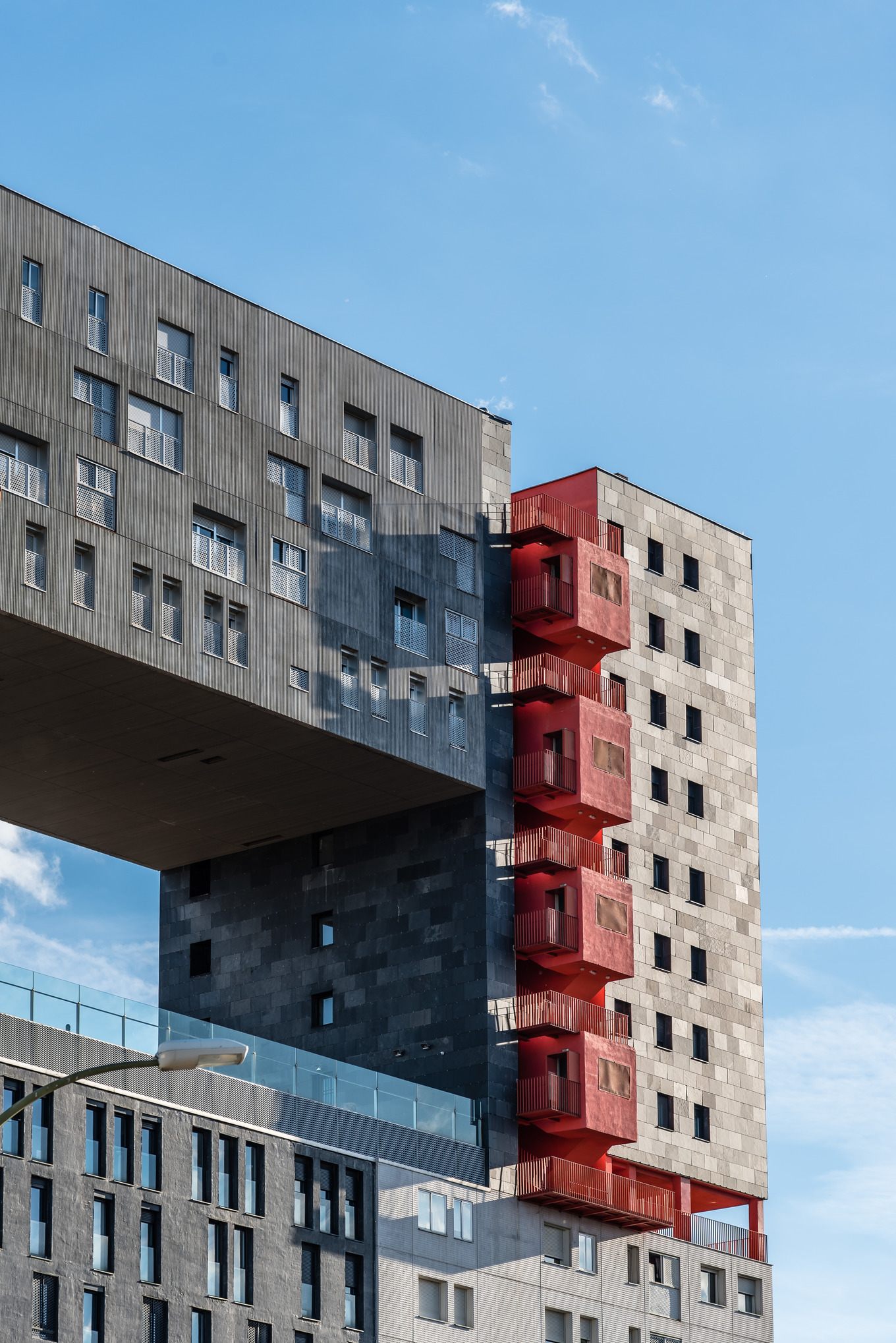 Residential building featuring architecture, block, and building, an ...