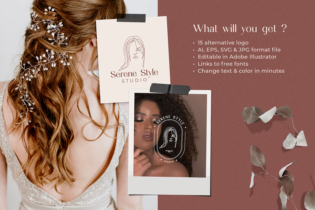 Hairstylist and Salon Beauty Logo, a Branding & Logo Template by Rukuru Studio (Photo 2 of 6)