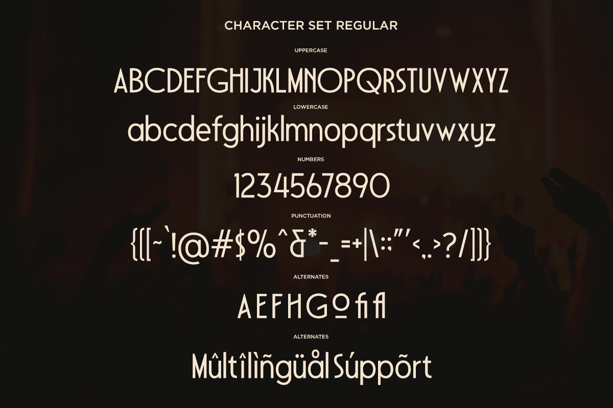 Gaornes - Art Deco Sans Serif Font, a Sans Serif Font by RagamKata (Photo 10 of 11)