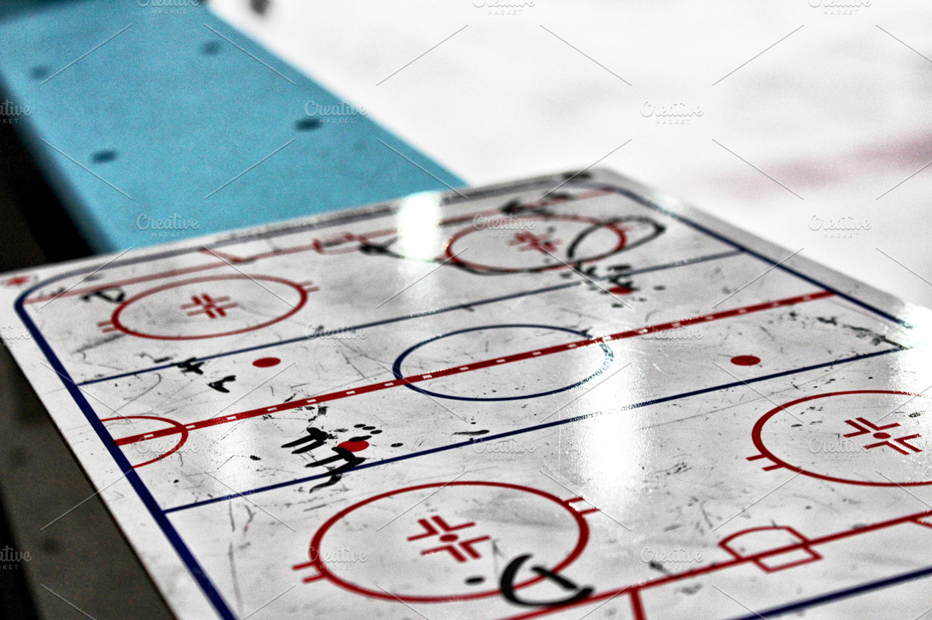 Ice Hockey Coaching Board, a Sports & Recreation Photo by Tortoiseshell Black Shop