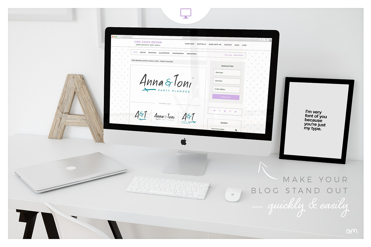 Brand Boards / Style Tiles VOL 1, a Templates & Theme by AM Studio (Photo 10 of 11)