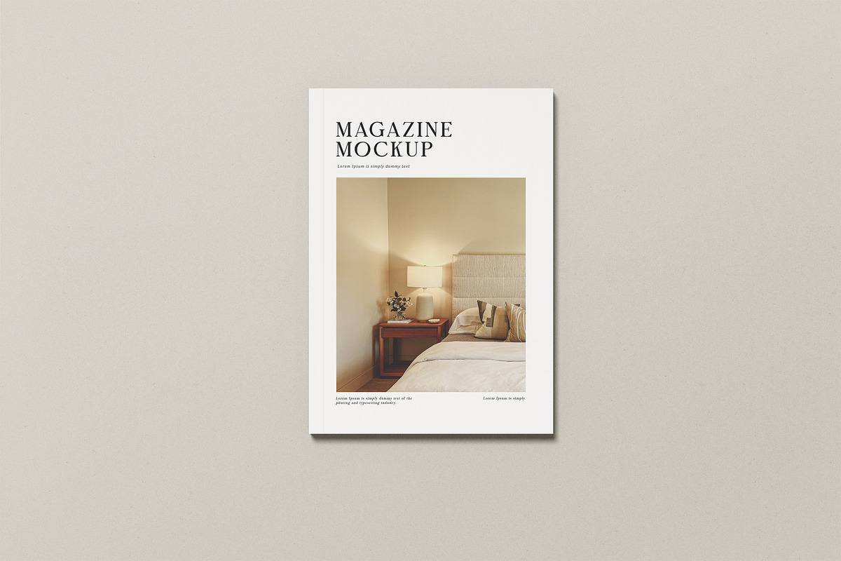 A4 Magazine Mockup Top View, a Books & Magazine Mockup by Graphic Deal (Photo 12 of 14)