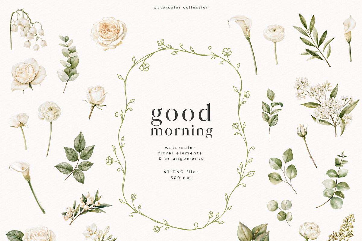Good Morning Collection, a Decorative Illustration by PeDe Designs (Photo 10 of 19)