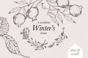 Golden Winter Patterns Bundle