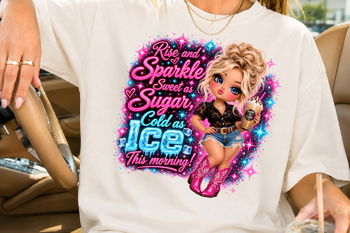 Rise & Sparkle Sweet As Sugar Girl, a Seasonal Illustration by Rose Art (Photo 2 of 4)