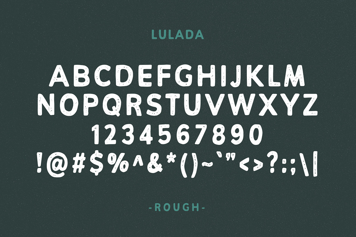 Lulada - Display Font, a Sans Serif Font by Visual Blends (Photo 3 of 9)