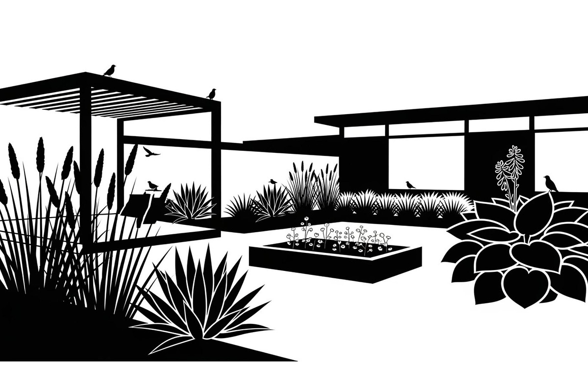 50 Garden Frame Silhouette Bundle, an Illustration by musafir_fashion (Photo 5 of 51)