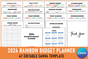 2024 Rainbow Budget Planner