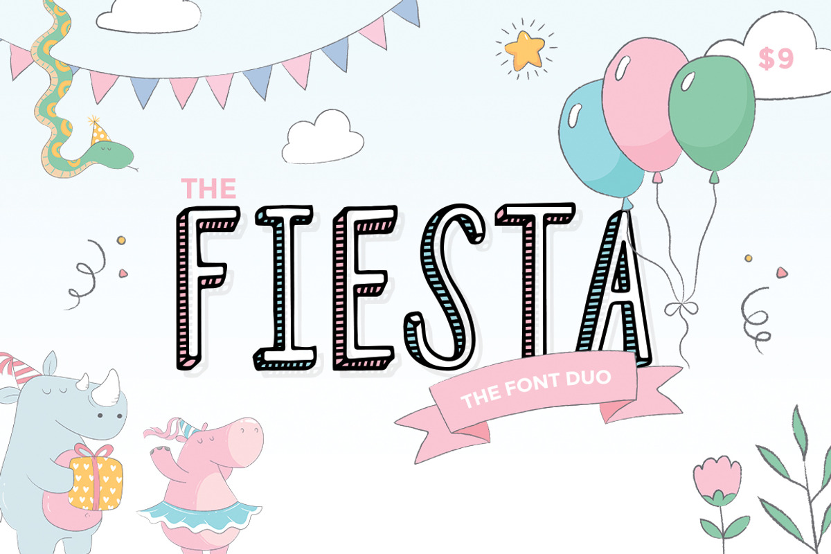 Fiesta Font Duo (ONLY $9)