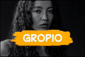 Gropio Typeface