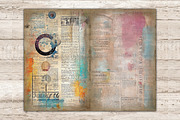 Newspaper Journal Card, a Decorative Illustration by GlamArtZhanna (Thumbnail 5 of 9)