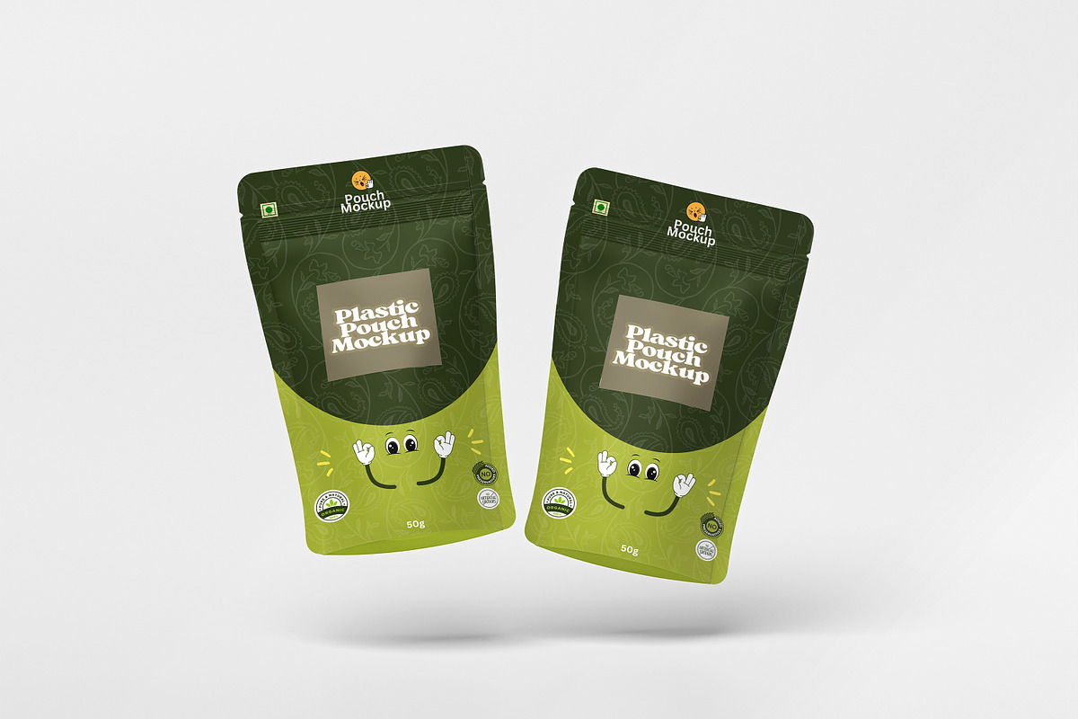 Plastic Pouch Mockup, an Advertising Mockup by AnasStudio (Photo 4 of 5)