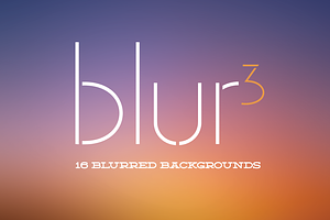Blur3: 16 Blurred Backgrounds