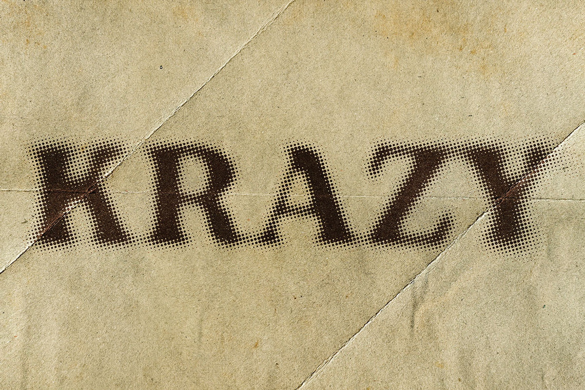 Vintage Halftone Text Effect, a Layer Style Add-On by dokudokunomi (Photo 4 of 4)
