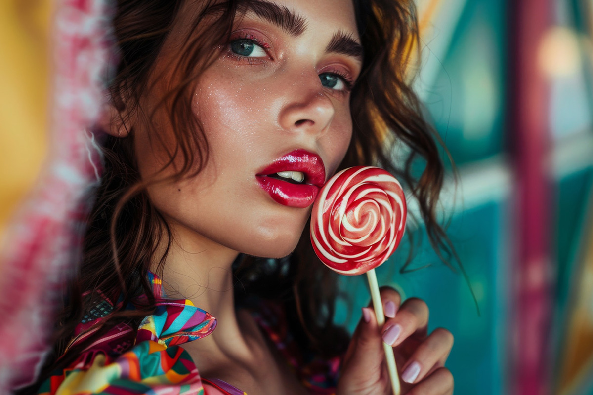 Lollipop girls. 90 images, a Person Illustration by Handmadefont (Photo 4 of 16)