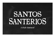 Santerios Santos 40%off, a Sans Serif Font by Fontastic (Thumbnail 1 of 9)