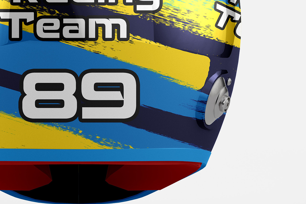 Helmet Mockup - 4 views, a Merchandise Mockup by Illusiongraphic (Photo 13 of 18)