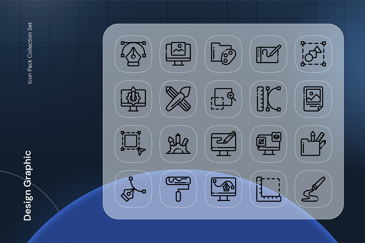 Design Graphic Icon, an Outline Icon by Nathaya Studio (Photo 2 of 2)